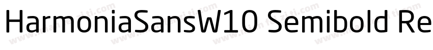 HarmoniaSansW10 Semibold Regular字体转换